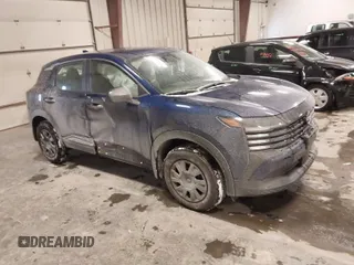 2025 Nissan Kicks S with VIN 3N8AP6BB7SL344730, listed as a IAAI auction lot 41591216 with 2,591 mi miles. Bid and sale history available at carsss.com. Image 1.