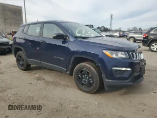 2020 Jeep Compass Sport с VIN 3C4NJDAB0LT149770, выставлен на аукционе Copart как лот 45551475 с пробегом 48 326 миль миль и Списание • Salvage title. История ставок и продаж доступна на DreamBid. Изображение 4.