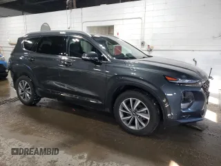 2020 Hyundai Santa Fe Limited with VIN 5NMS5CAD3LH212859, listed as a Copart auction lot 45522885 with 50,685 mi miles and Salvage Title. Bid and sale history available at carsss.com. Image 4.