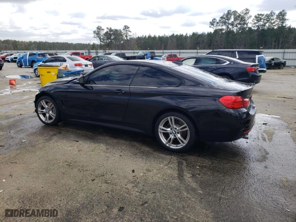 2015 BMW 4 Series 435i xDrive with VIN WBA3R5C57FK371612, listed as a Copart auction lot 49127135 with 75,823 mi miles and Salvage Title. Bid and sale history available at carsss.com. Image 2.