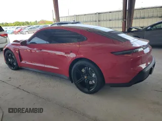 2022 Porsche Taycan with VIN WP0AA2Y15NSA10998, listed as a Copart auction lot 57882945 with Not provided miles and Salvage title. Bid and sale history available at DreamBid. Image 2.