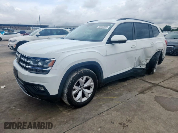 2020 Volkswagen Atlas SE z VIN 1V2DP2CA6LC500601, wystawiony jako Copart lot #60668825 z przebiegiem 50 011 mil mil oraz Szkoda całkowita • Salvage title. Historia ofert i sprzedaży dostępna na DreamBid. Obrazek 1.
