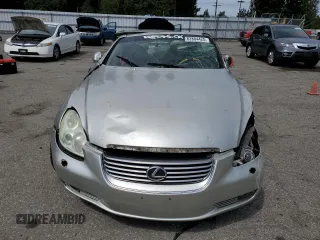 2002 Lexus SC 430 with VIN JTHFN48Y620014211, listed as a Copart auction lot 62884425 with Not provided miles and Salvage title. Bid and sale history available at DreamBid. Image 5.