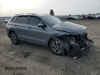 2024 Volkswagen Tiguan S с VIN 3VVFB7AXXRM166367, выставлен на аукционе Copart как лот 52639295 с пробегом Не указан миль и Списание • Salvage title. История ставок и продаж доступна на DreamBid. Изображение 4.