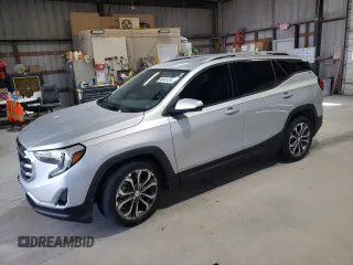 2019 GMC Terrain SLT with VIN 3GKALPEX7KL281833, listed as a Copart auction lot 48401255 with 128,852 mi miles and Salvage Title. Bid and sale history available at carsss.com. Image 1.
