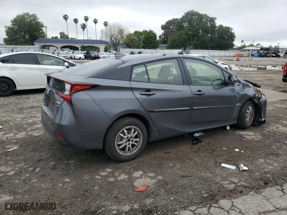 2022 Toyota Prius L Eco with VIN JTDKAMFU2N3178442, listed as a Copart auction lot 50455125 with 23,188 mi miles and Salvage Title. Bid and sale history available at carsss.com. Image 3.