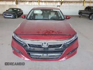 2018 Honda Accord Touring with VIN 1HGCV1F96JA096160, listed as a Copart auction lot 61502425 with 59,901 mi miles and Salvage title. Bid and sale history available at DreamBid. Image 5.