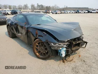 2024 Ford Mustang EcoBoost with VIN 1FA6P8TH5R5121733, listed as a Copart auction lot 50717815 with 9,748 mi miles and Salvage Title. Bid and sale history available at carsss.com. Image 4.