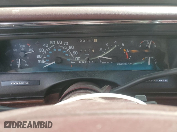 1998 Buick LeSabre Limited with VIN 1G4HR52K2WH426203, listed as a Copart auction lot 48157505 with 120,144 mi miles and Salvage title. Bid and sale history available at DreamBid. Image 9.