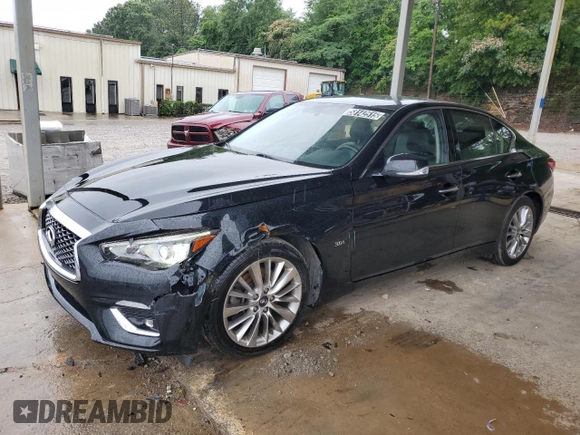 2019 Infiniti Q50 Luxe с VIN JN1EV7AP3KM516265, выставлен на аукционе Copart как лот 58142515 с пробегом 108 443 миль миль и Чистый • Clean title. История ставок и продаж доступна на DreamBid. Изображение 1.