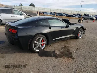 2014 Chevrolet Corvette 3LT with VIN 1G1YF2D70E5105421, listed as a Copart auction lot 45917005 with 94,130 mi miles and Salvage title. Bid and sale history available at DreamBid. Image 3.