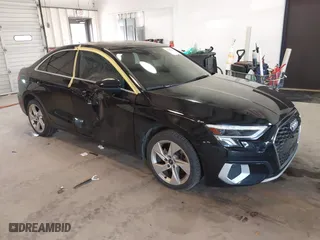 2023 Audi A3 Premium with VIN WAUAUDGY6PA042203, listed as a IAAI auction lot 41515592 with 47,412 mi miles. Bid and sale history available at carsss.com. Image 1.
