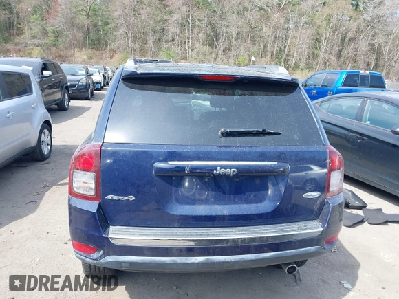 2017 Jeep Compass High Altitude with VIN 1C4NJDEB2HD129740, listed as a IAAI auction lot 42071775 with 144,988 mi miles and . Bid and sale history available at DreamBid. Image 16.