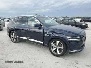 2022 Genesis GV80 with VIN KMUHCESCXNU080466, listed as a Copart auction lot 88743205 with 55,521 mi miles and Non repairable. Bid and sale history available at DreamBid. Image 4.