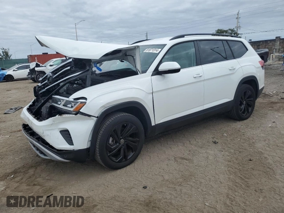 2023 Volkswagen Atlas SE с VIN 1V2WP2CA0PC520857, выставлен на аукционе Copart как лот 81071314 с пробегом 13 073 миль миль и Списание • Salvage title. История ставок и продаж доступна на DreamBid. Изображение 1.