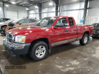 2006 Dodge Dakota SLT with VIN 1D7HW42NX6S717803, listed as a Copart auction lot 89000765 with 139,556 mi miles and Salvage Title. Bid and sale history available at carsss.com. Image 1.