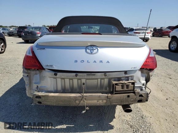 2007 Toyota Solara SE с VIN 4T1FA38P77U132360, выставлен на аукционе Copart как лот 60228805 с пробегом 83 825 миль миль и Списание • Salvage title. История ставок и продаж доступна на DreamBid. Изображение 6.