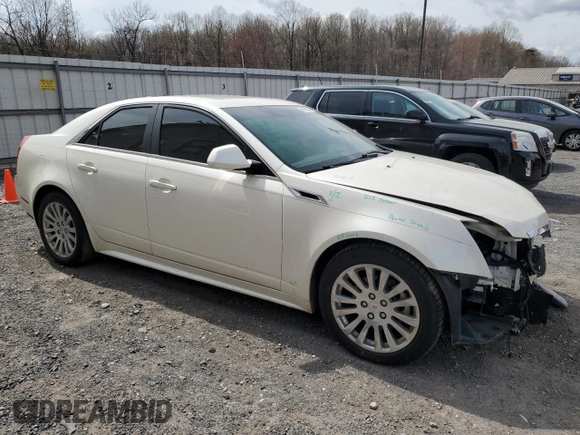 2012 Cadillac CTS Premium with VIN 1G6DS5E37C0103287, listed as a Copart auction lot 49805575 with Not provided miles and Salvage title. Bid and sale history available at DreamBid. Image 4.