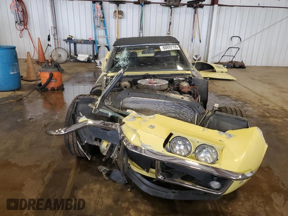 1968 Chevrolet Corvette с VIN 194678S402455, выставлен на аукционе Copart как лот 60892755 с пробегом 70 881 миль миль и Списание • Salvage title. История ставок и продаж доступна на DreamBid. Изображение 5.