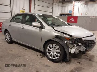 2012 Toyota Corolla L with VIN 5YFBU4EE0CP067121, listed as a IAAI auction lot 41973623 with 46,561 mi miles and . Bid and sale history available at DreamBid. Image 1.