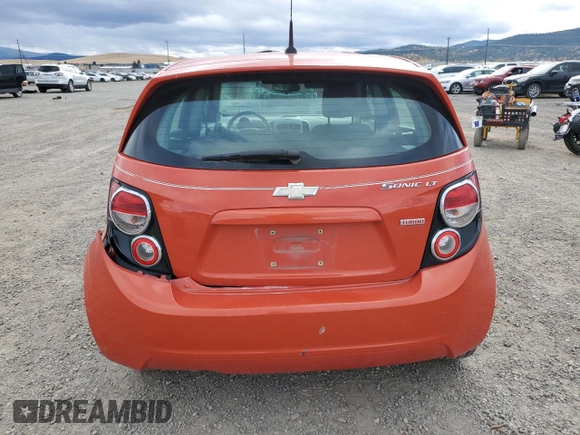 2013 Chevrolet Sonic LT with VIN 1G1JC6SB4D4112076, listed as a Copart auction lot 78146044 with 211,996 mi miles and Salvage Title. Bid and sale history available at carsss.com. Image 6.
