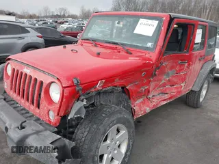2018 Jeep Wrangler JK Unlimited Sport with VIN 1C4BJWDG0JL807344, listed as a IAAI auction lot 41440494 with 46,300 mi miles. Bid and sale history available at carsss.com. Image 6.
