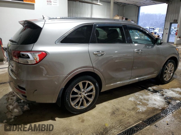 2016 Kia Sorento SXL with VIN 5XYPKDA55GG148787, listed as a Copart auction lot 44887685 with 95,835 mi miles and Clean title. Bid and sale history available at DreamBid. Image 3.