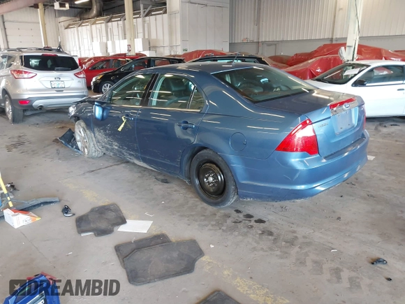 2010 Ford Fusion SEL with VIN 3FAHP0JA1AR394475, listed as a IAAI auction lot 41871860 with 0 mi miles. Bid and sale history available at carsss.com. Image 3.