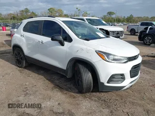 2018 Chevrolet Trax LT with VIN 3GNCJLSB3JL415495, listed as a IAAI auction lot 41734509 with 66,814 mi miles and . Bid and sale history available at carsss.com. Image 1.