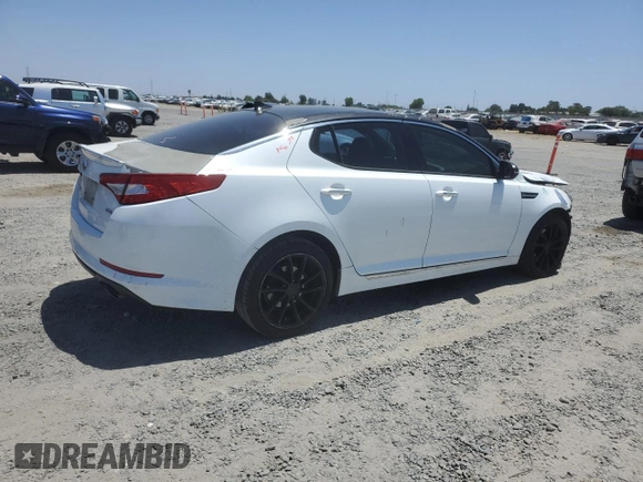 2013 Kia Optima SX с VIN 5XXGR4A69DG175625, выставлен на аукционе Copart как лот 60569165 с пробегом 125 827 миль миль и Списание • Salvage title. История ставок и продаж доступна на DreamBid. Изображение 3.