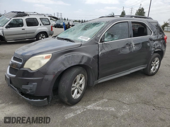 2013 Chevrolet Equinox LT with VIN 2GNFLDE39D6228935, listed as a Copart auction lot 54692495 with 153,686 mi miles and Salvage Title. Bid and sale history available at DreamBid. Image 1.