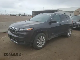 2017 Jeep Cherokee Limited with VIN 1C4PJMDS3HW594350, listed as a Copart auction lot 55573085 with 115,796 mi miles and Salvage title. Bid and sale history available at DreamBid. Image 1.