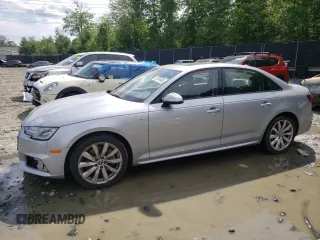 2018 Audi A4 Premium z VIN WAUDNAF4XJA075896, wystawiony jako Copart lot #55740485 z przebiegiem 77 680 mil mil oraz Szkoda całkowita • Salvage title. Historia ofert i sprzedaży dostępna na DreamBid. Obrazek 1.