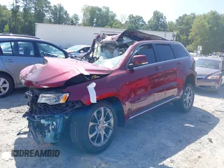 2019 Jeep Grand Cherokee Summit with VIN 1C4RJFJG1KC542177, listed as a IAAI auction lot 40178843 with 1 mi miles. Bid and sale history available at carsss.com. Image 2.