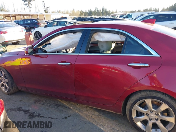 2015 Cadillac ATS Sedan Luxury RWD with VIN 1G6AB5RA9F0121967, listed as a IAAI auction lot 41557208 with 65,122 mi miles. Bid and sale history available at carsss.com. Image 14.