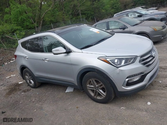 2018 Hyundai Santa Fe Sport 2.4L with VIN 5XYZU3LB7JG549653, listed as a IAAI auction lot 42075218 with 181,424 mi miles. Bid and sale history available at carsss.com. Image 13.