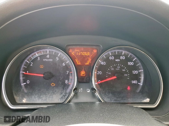 2017 Nissan Note S Plus with VIN 3N1CE2CP0HL356825, listed as a Copart auction lot 59144785 with 117,068 mi miles and Clean title. Bid and sale history available at DreamBid. Image 9.