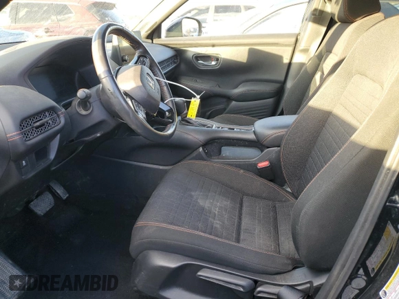 2024 Honda HR-V Sport with VIN 3CZRZ2H58RM710969, listed as a Copart auction lot 46715935 with 20,829 mi miles and Salvage Title. Bid and sale history available at carsss.com. Image 7.