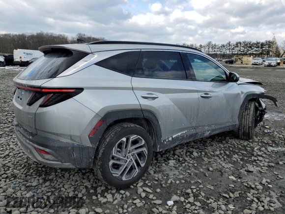 2025 Hyundai Tucson Limited with VIN 5NMJECDE5SH477605, listed as a Copart auction lot 42869465 with 5,569 mi miles and Salvage Title. Bid and sale history available at carsss.com. Image 3.
