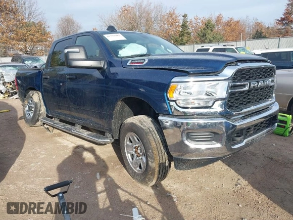 2024 Ram 2500 Tradesman with VIN 3C6UR5CJ7RG249937, listed as a IAAI auction lot 41793987 with 1 mi miles. Bid and sale history available at carsss.com. Image 1.