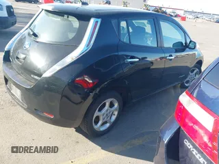2013 Nissan LEAF SL with VIN 1N4AZ0CP9DC422779, listed as a IAAI auction lot 42215973 with 87,859 mi miles and . Bid and sale history available at DreamBid. Image 4.