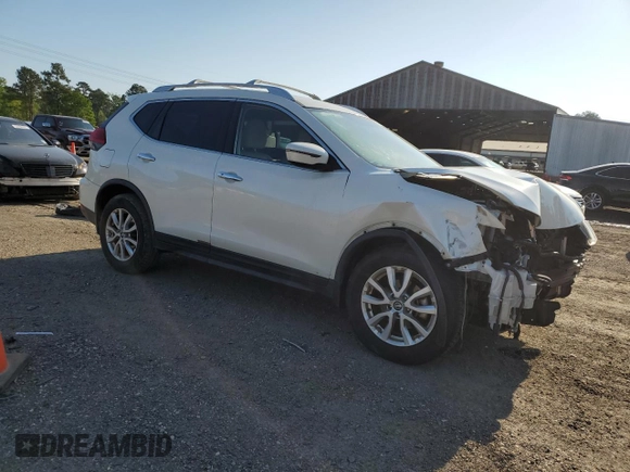 2017 Nissan Rogue SV with VIN JN8AT2MT5HW381398, listed as a Copart auction lot 52356335 with 58,292 mi miles and Salvage Title. Bid and sale history available at carsss.com. Image 4.