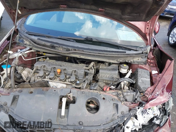 2013 Honda Civic LX with VIN 19XFB2F58DE224648, listed as a IAAI auction lot 41985106 with Not Provided miles and . Bid and sale history available at DreamBid. Image 10.