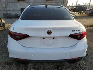 2019 Alfa Romeo Giulia Sport with VIN ZARFAMAN1K7613723, listed as a Copart auction lot 83711424 with 0 mi miles and Salvage Title. Bid and sale history available at carsss.com. Image 6.