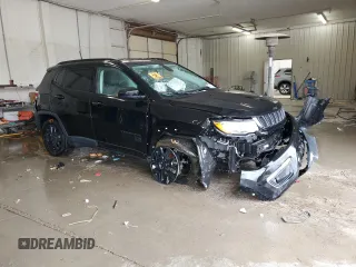2021 Jeep Compass Freedom with VIN 3C4NJDAB6MT591227, listed as a Copart auction lot 51968315 with 54,389 mi miles and Non Repairable. Bid and sale history available at carsss.com. Image 4.