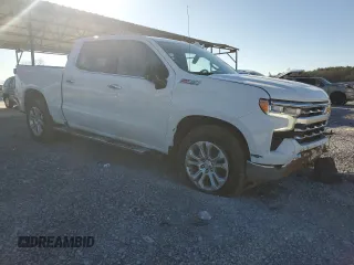 2023 Chevrolet Silverado 1500 LTZ with VIN 2GCUDGED6P1129286, listed as a Copart auction lot 87196464 with 14,662 mi miles and Salvage Title. Bid and sale history available at carsss.com. Image 4.