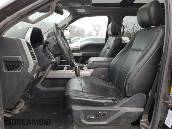 2019 Ford F-350 XL with VIN 1FT8W3BT2KEG36001, listed as a Copart auction lot 52803685 with 119,710 mi miles and Salvage Title. Bid and sale history available at DreamBid. Image 7.