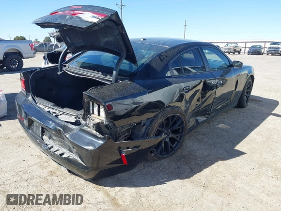 2013 Dodge Charger SE with VIN 2C3CDXBG7DH521114, listed as a IAAI auction lot 41756011 with 152,491 mi miles. Bid and sale history available at carsss.com. Image 4.