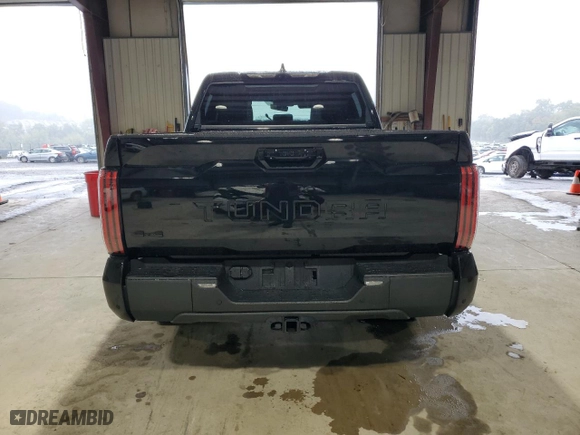 2024 Toyota Tundra 4WD Limited Hybrid with VIN 5TFWC5DB5RX073881, listed as a Copart auction lot 72353554 with 7,652 mi miles and Salvage Title. Bid and sale history available at carsss.com. Image 6.