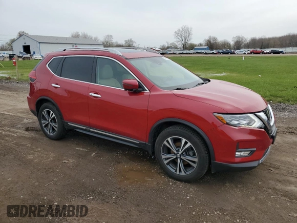 2017 Nissan Rogue S with VIN 5N1AT2MV7HC863588, listed as a Copart auction lot 52952355 with 70,478 mi miles and Salvage Title. Bid and sale history available at carsss.com. Image 4.